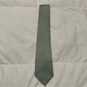IZOD Designer Green Checkered Tie